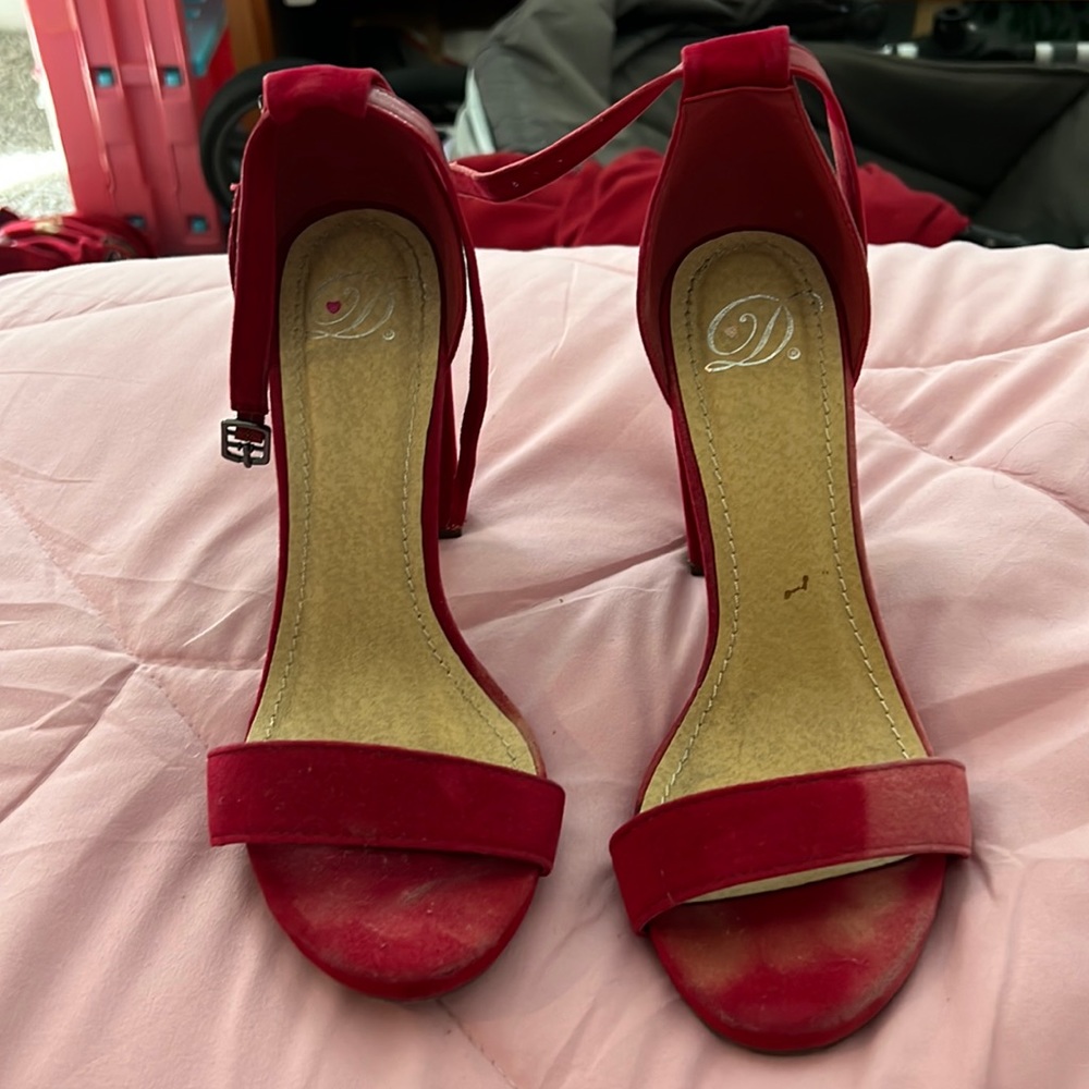 Red high heels